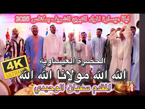 Issawa عيساوة الجدبة و الحضرة الله الله مولانا ليلة المولد النبوي المقدم سفيان الوحيدي مكناس 2025 Issawa عيساوة الجدبة و الحضرة الله الله مولانا ليلة المولد النبوي المقدم سفيان الوحيدي مكناس 2025