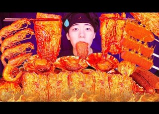  激辛の夏 えのきをブルダック漬けにして激辛えのき作って爆食いしたら汗ふきだした