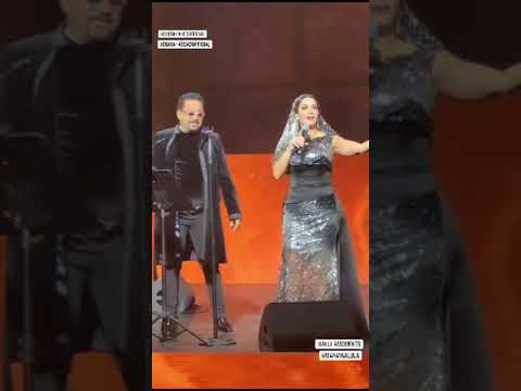 لقاء ملك الراي الشاب خالد و الفنانة ديانا حداد في حفل بالمملكة العربية السعودية 2024