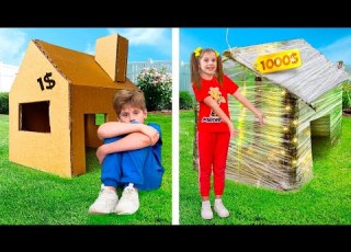 Eva And Friends Build And Decorate Playhouses