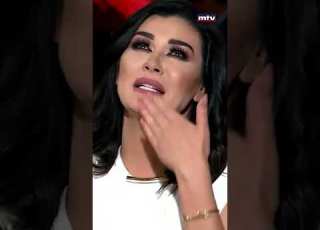  نادين الراسي تحبس دموعها على الهواء