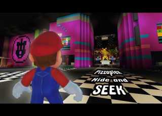 Playing Mario Hide And Seek In The FNAF PIZZAPLEX