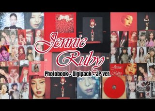  Unboxing BLACKPINK JENNIE 1st Album RUBY Zen Jane Digipack Japan Ver With POBs