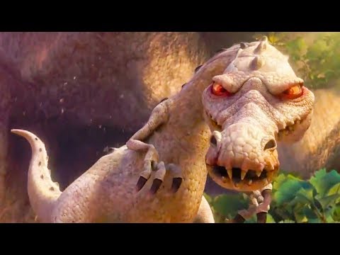 Ice Age 3 Dawn Of The Dinosaurs 2009 Buck Vs Rudy Battle Scene Movieclip HD