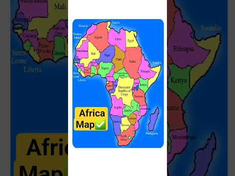 Africa Countries Map L Study Round L Facts Video L Viral Shorts Africa Countries Map L Study Round L Facts Video L Viral Shorts