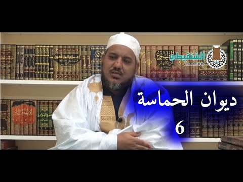 التعليق على ديوان حماسة أبي تمام 6 قبائل الر باب الشيخ محمد محمود الشنقيطي