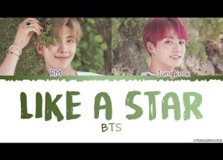 BTS RM X Jungkook Like A Star Lyrics Color Coded HAN ROM ENG