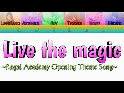 Regal Academy Opening Theme Song Full Color Coded Lyrics