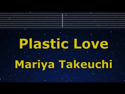 Karaoke Plastic Love Mariya Takeuchi No Guide Melody Instrumental Lyric Romanized