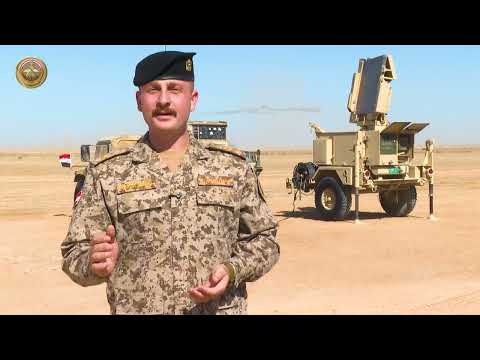 القائد العام للقوات المسلحة ووزير الدفاع ورئيس اركان الجيش يحضرون تمرين ابطال العراق في منطقة الطاش