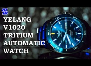 My Unfortunate Yelang V1020 Automatic Watch With Tritium Review Measurements Lume
