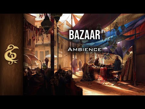 Bazaar Oriental Market Trade Camels Spices Music Ambience 1 Hour Dnd