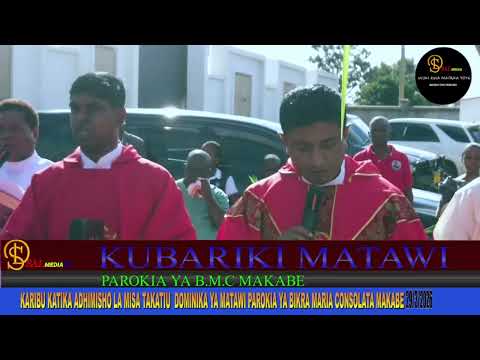 Adhimisho La Misa Takatifu Ya Matawi Parokia Ya B Maria Consolatha Makabe Subscribe Coment Na Share
