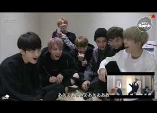 Japanese Subtitles BANGTAN BOMB 피 땀 눈물 MV Reaction By BTS