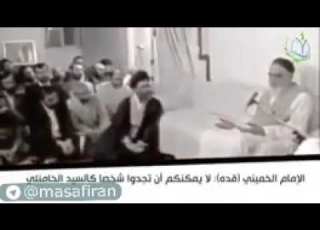  امام خمینی ره آقای خامنه ای تاوقتی که انقلاب به اوج خودش برسدوتاآخر ان شاءالله ظهورامام زمان عج حاضر