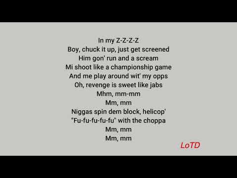 Trippie Redd Helicopter Ft Tommy Lee Sparta Lyrics