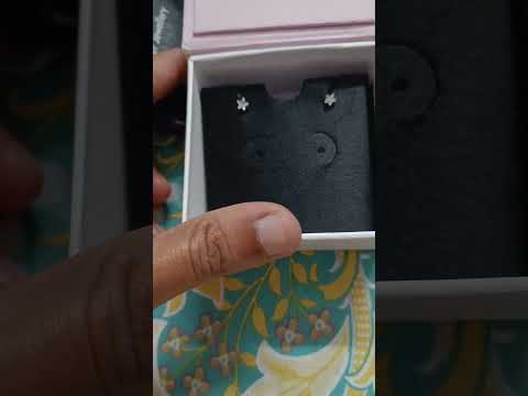 Amazon Giva Unboxing Silver Earrings RS399