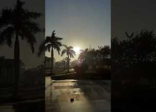 شروق الشمس مع موسيقي من عزفي