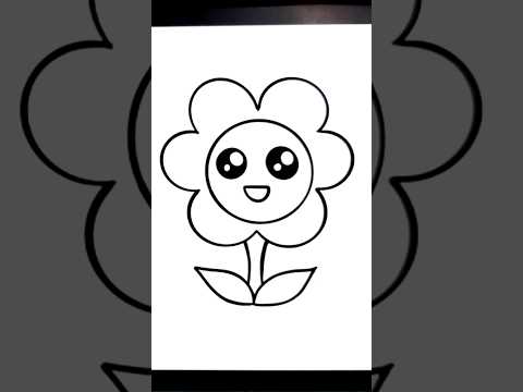 كيفية رسم وردة جميلة جدا وسهلة