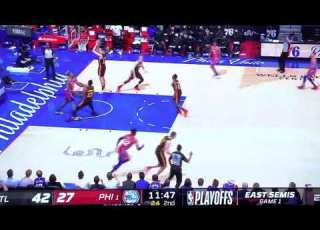  G1 2nd Quarter Part 1 Atlanta Hawks Vs Philadelphia 76ers