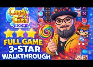  CANDY CRUSH SODA SAGA Full Game 3 Star Walkthrough