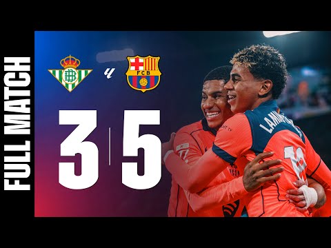 FULL MATCH BETIS 3 Vs 5 FC BARCELONA LALIGA 2025 26 MD15