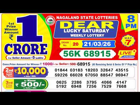 Nagaland Lottery Sambad Live 8pm 21 03 2026 Lottery Live Nagaland Lottery Sambad Live 8pm 21 03 2026 Lottery Live