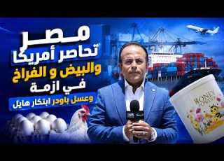 مصر تحاصر أمريكا والبيض والفراخ في أزمة وعسل باودر ابتكار هايل