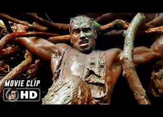 Hiding In Mud Scene PREDATOR 1987 Arnold Schwarzenegger Movie CLIP HD