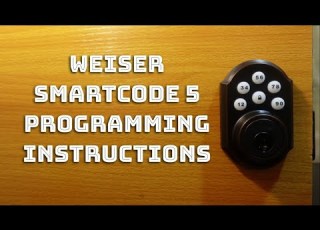 Weiser SmartCode 5 Programming Instructions