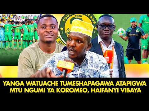 NASSORO YANGA WATUACHE TUMESHAPAGAWA ATAPIGWA MTU NGUMI YA KOROMEO TIMU YETU HAIFANYI VIBAYA