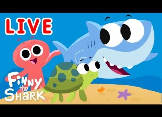  Finny The Shark Livestream Finny The Shark Super Simple Songs