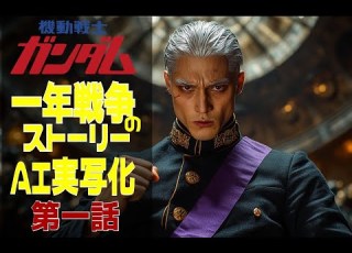  AI Live Action Gundam One Year War Story Episode 1 Gihren S Ambition
