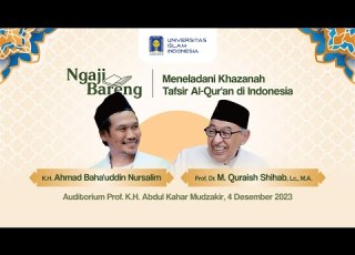 Ngaji Bareng Prof Quraish Shihab Gus Baha
