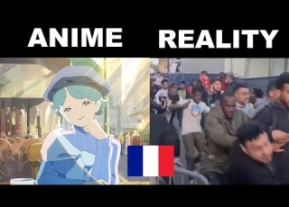 FRANCE ANIME Vs FRANCE REALITY