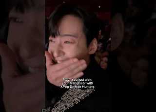  Reacting To Winning An Oscar For KPOP DEMON HUNTERS