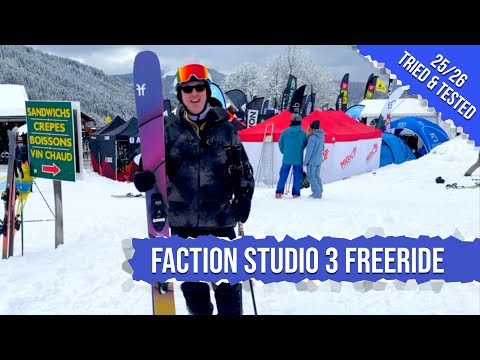 2026 Faction Studio 3 Freeride Ski Test Review