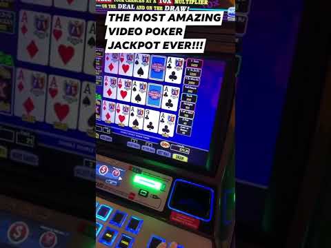 OMG Must See Video Poker Jackpot