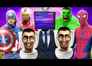  Skibidi Toilet VS Superheroes The Movie