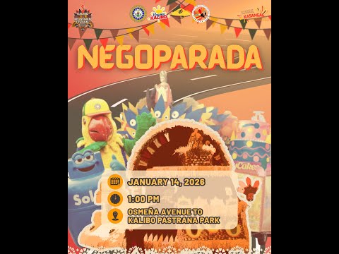 KALIBO SEÑOR STO NIÑO ATI ATIHAN FESTIVAL 2026 NEGOPARADA Kalibo Pastrana Park January 14 2026