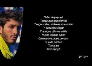  Sebastian Yatra Adiós LETRA