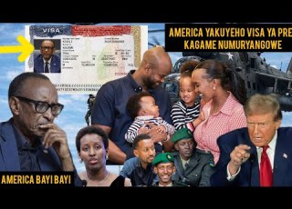AMERICA YATSE PRES KAGAME VISA NUMURYANGO WE WOSE MADAMU WE ABANA BE UMUKWE NABUZUKURU MENYA UKURI