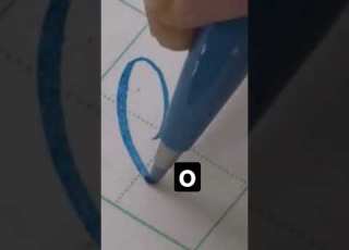 كتابة حرف ال O بالإنجليزية