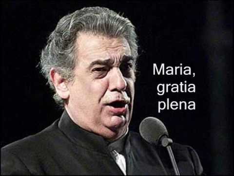Plácido Domingo Ave Maria By Schubert