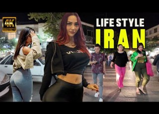  Iran Shiraz The Real Night Life Of Iranians Walking Tour 4K 60Fps Cinema Saadi