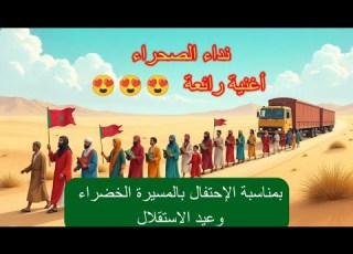  نداء الصحراء أغنية رائعة بمناسبة ذكرى المسيرة الخضراء وعيد الاستقلال المغرب