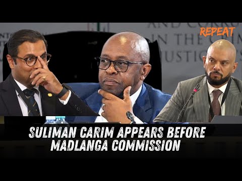 Rebroadcast Suliman Carrim Appears Before The Madlanga Commission