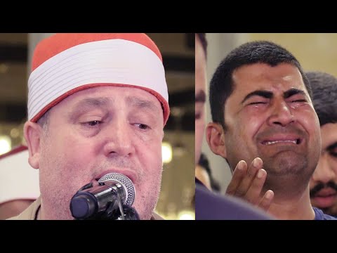 صلاة العشاء والتراويح 26 رمضان الشيخ حجاج الهنداوي وبكاء المصلين وابداع يبكي القلب