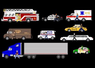  Vehicles And Drivers The Kids Picture Show