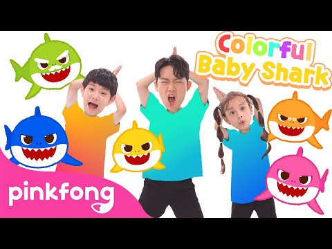 Colorful Baby Shark Hoi S Playground Learn Colors Dance Along Pinkfong Songs For Kids